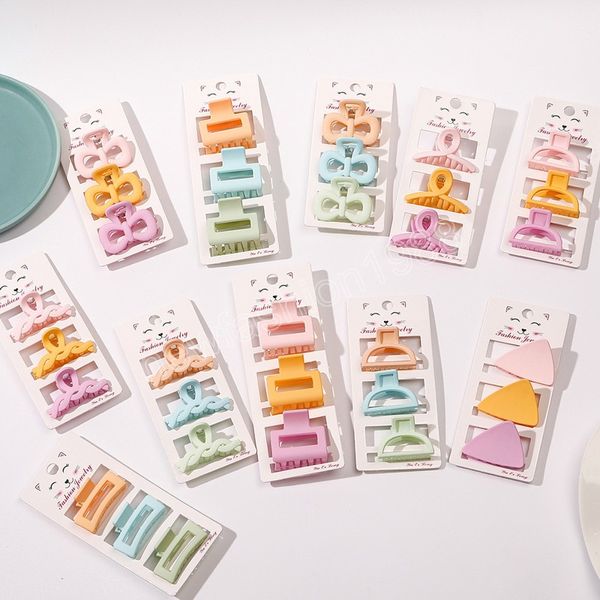 Coreano Opaco Mini Kawaii Colore Della Caramella Dei Capelli Artiglio Pinze Barrettes Donne Ragazze Carino Fermaglio per Capelli Morsetto Regali Kid Accessori per Capelli Regali