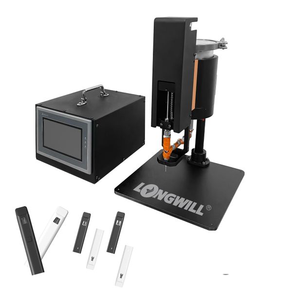 Máquina de enchimento de óleo de cartucho de rosca 1ml 510 semiautomática, máquinas de enchimento de óleo grosso, fabricação portátil de enchimento