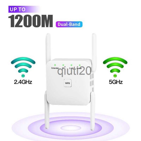 Маршрутизаторы 5G Wi-Fi Repeater 2.4G/5 ГГц Wi-Fi Extender 1200 Мбит/с Усилитель Wi-Fi Wi-Fi Booster 802.11n Wi-Fi Распределение сигнала на большие расстояния x0725