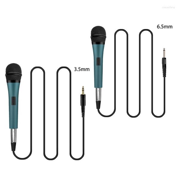 Microfones Microfone de mão adequado para alto-falantes Máquinas de canto de karaokê Microfone cardioide Dropship