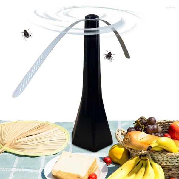 Figurine decorative Ventilatore repellente elettrico per tavolo all'aperto Tieni lontane le mosche Anti insetti da cucina Accessori per la casa da picnic