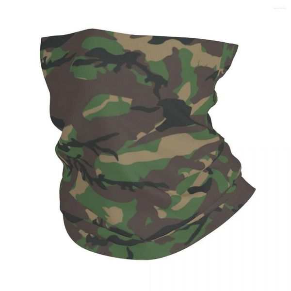 Cachecóis Jungle Camouflage Bandana Neck Cover Impresso Exército Militar Camuflado Cachecol Quente Balaclava Correndo Unissex Adulto Inverno