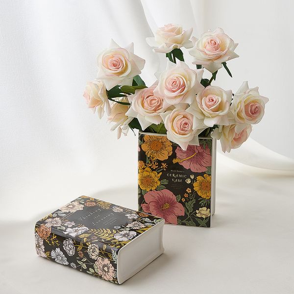 Декоративные предметы цветочный горшок Свадебные керамические вазы милые комнатные декора