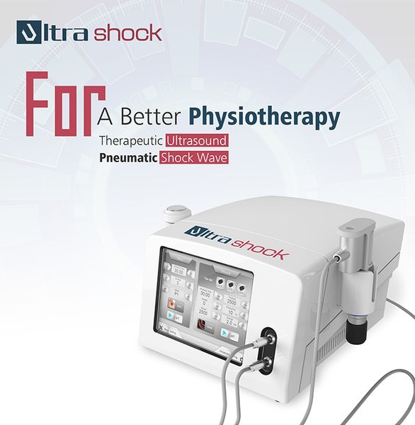 2in1 tragbare Ultrashock-Ultrawellen-Stoßwellentherapie, elektrische Penismassage, Schmerzlinderung, Ultraschalltherapie, Stoßwellen-Physiotherapiegerät mit ED-Behandlung