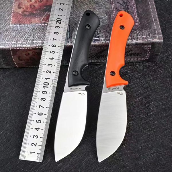 Выживание в стиле баклажанов Прямой фиксированный нож CPM Magnacut Steel G10 Наружный кемпинг тактический шестерн