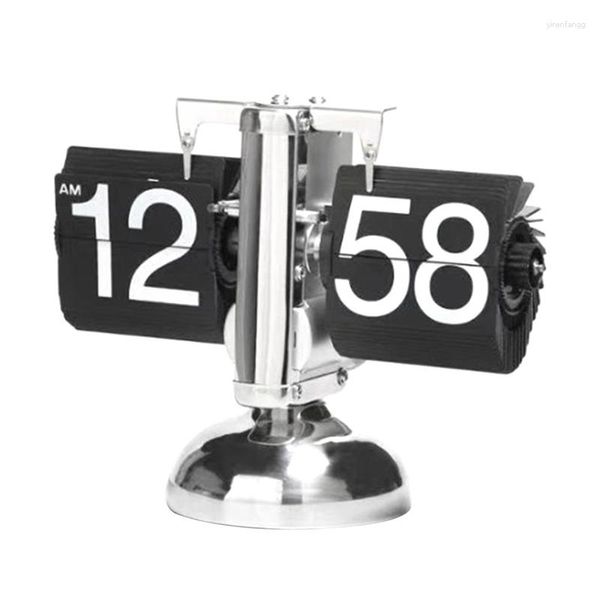 Orologi da parete Flip Digital Clock Retro interno a ingranaggi al quarzo Home Decor