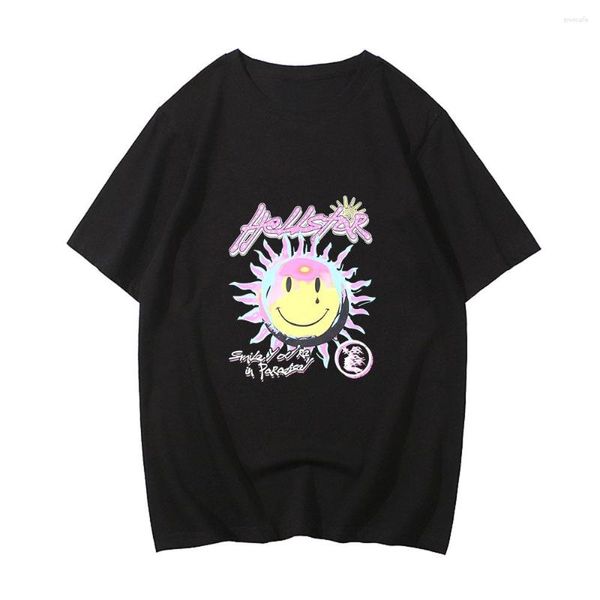 T-shirt da uomo T-shirt Hellstar per donna Estate 2023 Top manica corta Uomo Streetwear Cotone di alta qualità Abbigliamento casual gotico