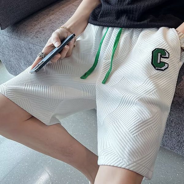 2023 frühjahr männer Shorts Koreanische Mode Schwarz Shorts Harajuku High Street männer Kleidung Weiß Gym Shorts Männer Jogginghose neue