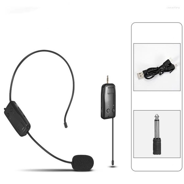 Mikrofone Drahtloses Headset-Mikrofon Bee Audio Universal Lavalier-Kopfhörer Lehrer-Mono