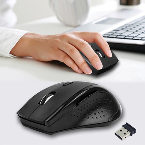 2,4 ГГц беспроводной мыши 1200DPI Optical Gaming Mouse Wireless для ноутбука 6 мышей с USB -приемником