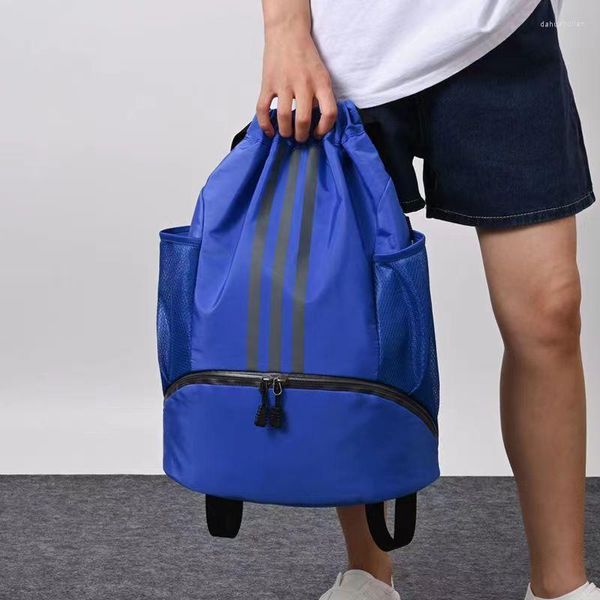 Sacos ao ar livre Mochila esportiva de grande capacidade para academia Bolsa masculina feminina Multifuncional Fitness Ioga Natação Basquetebol à prova d'água Treinamento de viagem