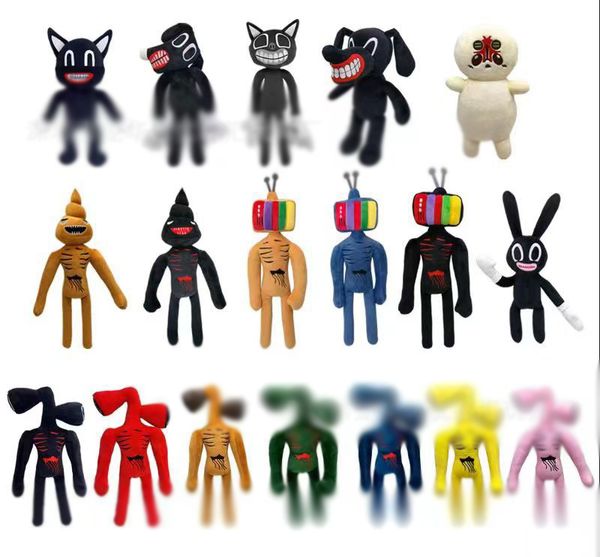 Commercio all'ingrosso della fabbrica 18 stili di polizia horror Diren gatto nero giocattoli di peluche film di animazione e giochi televisivi bambole periferiche regali per bambini