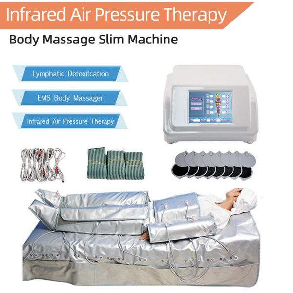 Andere Schönheitsgeräte 3-in-1-sichere Spannung des menschlichen Körpers 36 V Ems-Infrarot-Presstherapie-Lymphdrainage-Massagegerät