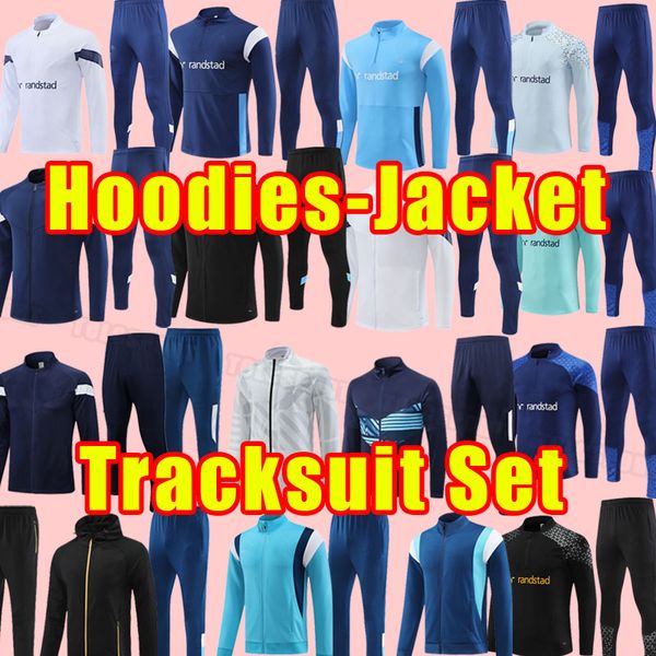 23 24 marsilles da calcio da calcio Milik Maillot Foot Payet Clauss Gerson Veretout Alexis Harit Long Sleeve Track -Suit Giacca Paint Allenamento