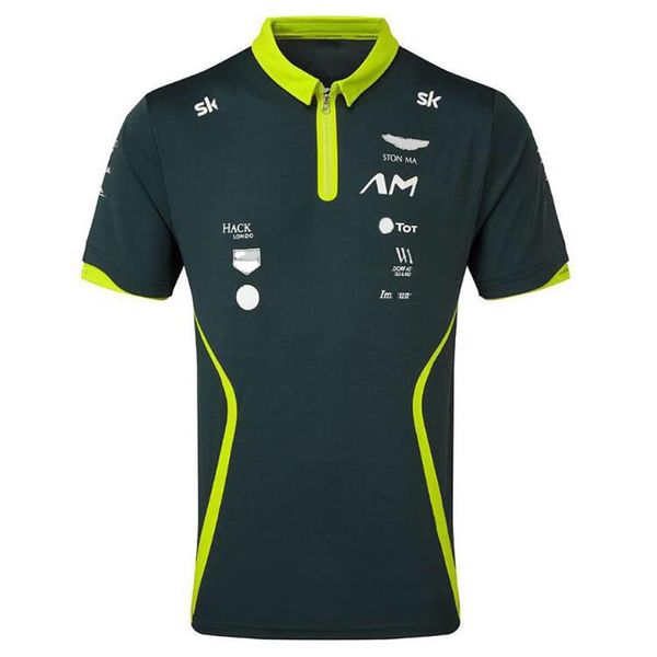 2021 season F1 racing team logo T-shirt POLO manga curta fórmula um pode ser personalizado 261U