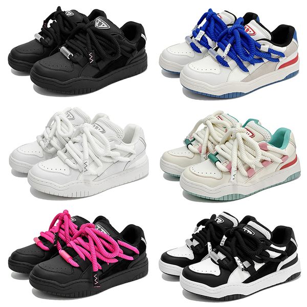 2023 Design multicolore stile moda Scarpe da skateboard uomo traspirante nero rosa blu bianco sportivo all'aperto