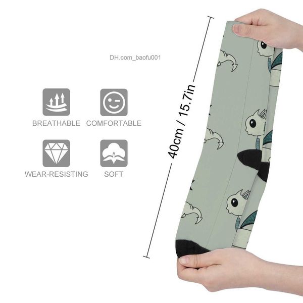 Мужские носки Green Baby Dragon Socks Женские компрессионные носки черные мужские сжатие носки Z230727