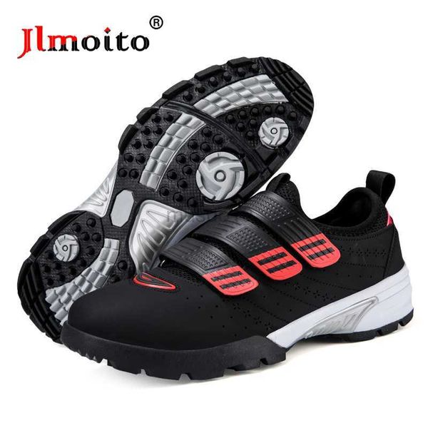 Andere Golfprodukte Herren Leder Golfschuhe Schnellschnürung Rutschfeste Spikes Golf Sneakers Golf Training Sneakers Damen Golf Sportschuhe Anfänger HKD230727