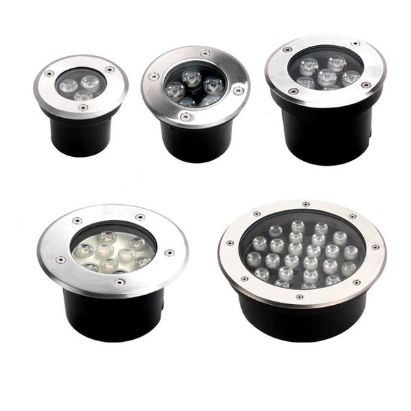 Lampada da terra a LED per esterni a luce sotterranea IP67 Impermeabile 3W 6W 9W 85-265V LED Lampada da terra per esterni da giardino Lampada da terra per esterni Landscape253y