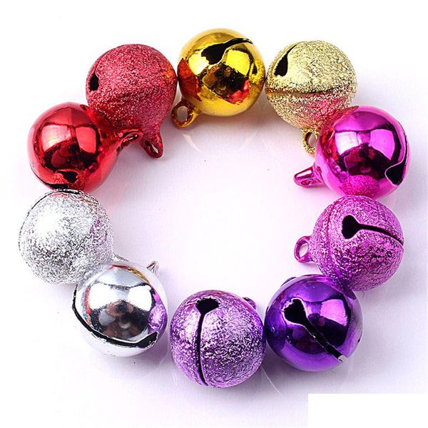 Decorações de Natal Atacado Jingle Bells Bell Cheerf Sound Craft Para Coroa De Férias Casa E Decoração 0,6 Polegada Kd1 Drop Delivery Dhngt