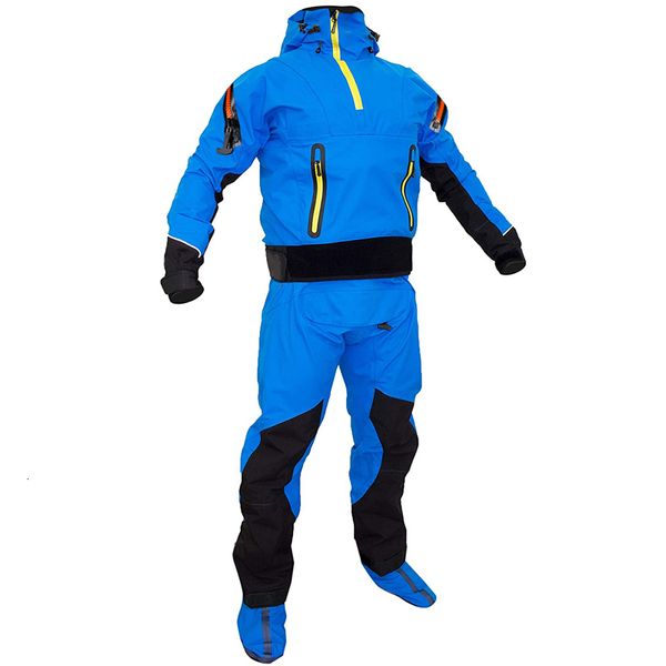 Wetsuits Drysuits Sturdy Hooded Dry Suit Safely Drysuit Latex Men Spring para Whitewater Expansing Boating Kayaking Fishing Wetsuit Warm Waterproof 230727