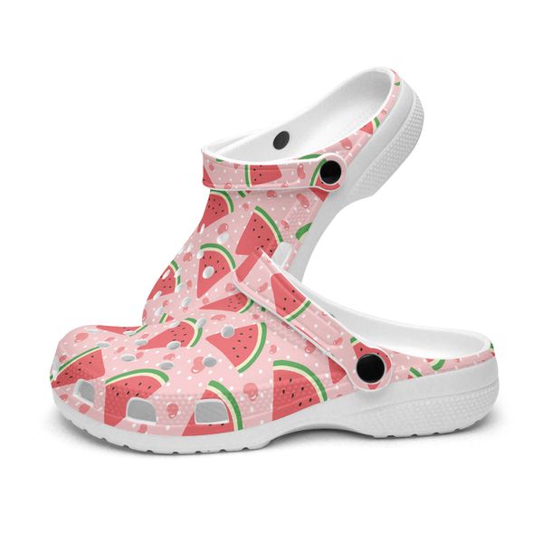 Diy individuelle Schuhe Hausschuhe Herren Damen hellrosa Wassermelone Sneakers Trainer 36-48