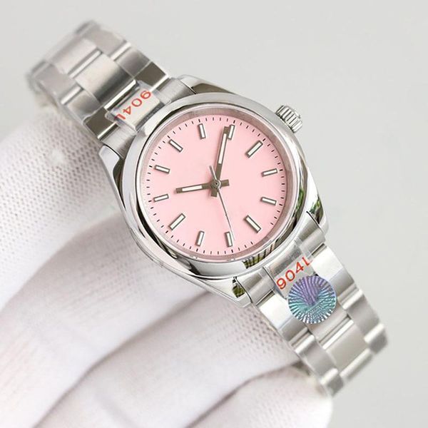 Orologio da donna Fashion Casual Bracciale in acciaio inossidabile con zaffiro Classico 31mm 36mmOrologio di lusso Quadrante a ventaglio Un orologio per la sua ragazza Orologio da donna di qualità