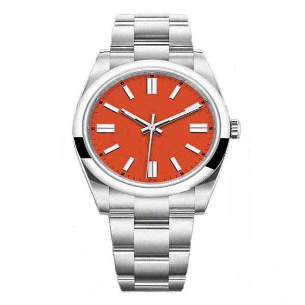 Orologi da uomo/donna Nuovo design da uomo di qualità cinturino in acciaio inossidabile movimento meccanico automatico vetro zaffiro impermeabile 124300