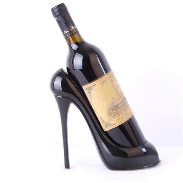 Champagner Weinflaschenhalter High Heel Schuh Stilvolles Rack Korb Zubehör für Home Bar Zubehör Home Bars Gift256R