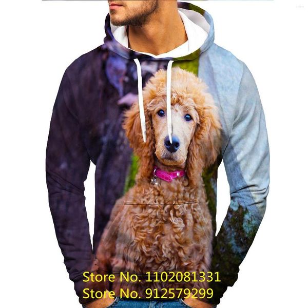 Herren Hoodies 2023 Niedliche Tierhunde-Sweatshirts Paar-Hoodie Lustiges Herren-Sweatshirt