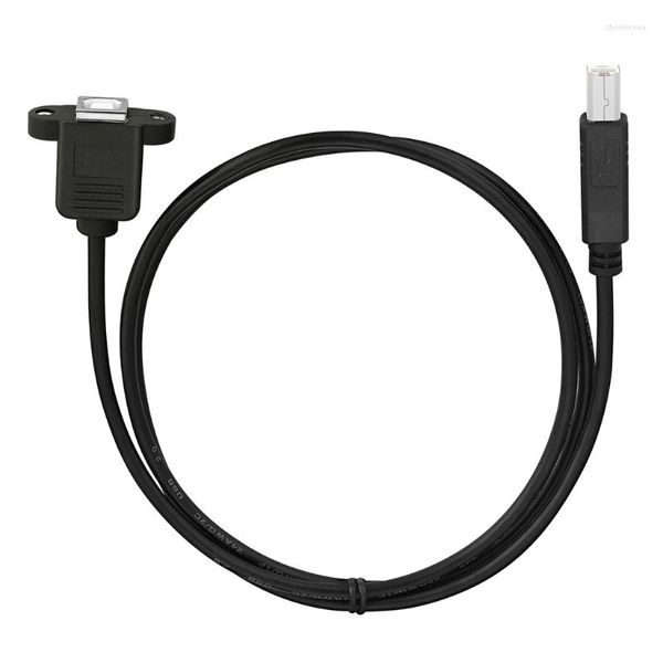 Cabos de computador elegante USB 2.0 tipo B cabo de extensão macho para fêmea funciona para carregar transferência de dados fácil armazenamento de alta velocidade