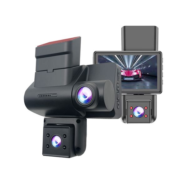 DVR de carro de 3,0 polegadas para carros Black Box HD 1080P Gravador de vídeo de carro Loop Recording Dvr Car Camera Way com WIFI Night Vision Dash Cam T606