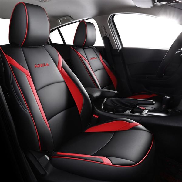 Coprisedili per auto personalizzati per coprisedili per auto Mazda 3, coprisedili in pelle di alta qualità, accessori per auto antiscivolo di lusso per automobili294x