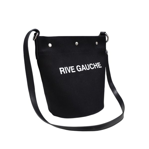 Bolsas de grife crossbody Rive Gauche bolsa bucket em linho Bolsa de compras feminina Moda de alta qualidade Bolsa de ombro Bolsas de praia casuais Bolsa de viagem de luxo Bolsa de grife POUCH