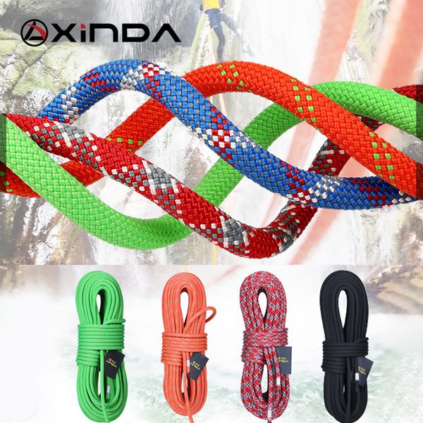 Cordas de Escalada XINDA 9mm Rock Rope Static 21kN Segurança de Alta Resistência Para Trabalho em Altura Escalada Equipamento de Camping 230726