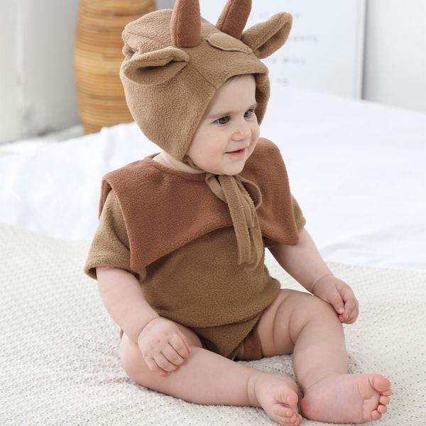 Ricordi Cinema P ografia per bambini Abbigliamento nato Baby P ograph Indumento Triangolo Arrampicata Costume Abbigliamento a forma di mucca animale 230726