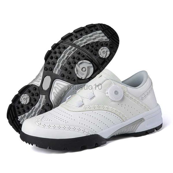 Outros produtos de golfe Sapatos de golfe profissionais para homens e mulheres sapatos de caminhada esportivos de golfe ao ar livre de tamanho grande sapatos de treinamento de golfe antiderrapantes à prova d'água HKD230727