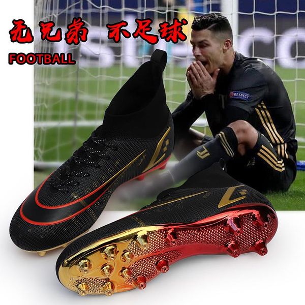 Botas de alta qualidade Sapatos de futebol Neymar Football Boots Futsal Chuteira Campo Cleats Homens treinando tênis de calçados femininos de madrias TF/AG