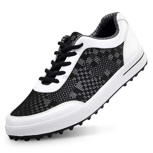 Outros produtos de golfe PGM Mens Golf Shoes Respirável Mesh Golf Shoes Men Anti-slipkeless Spikes Outdoor Tennis Men Sport Training Golf Shoes XZ079 HKD230727