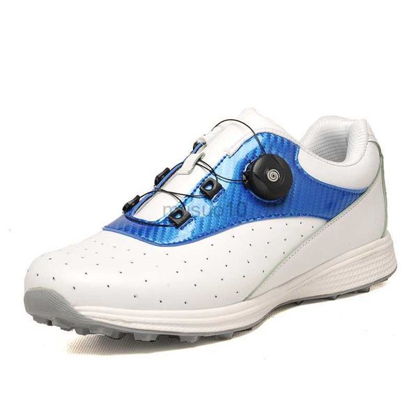Outros produtos de golfe Sapatos de golfe masculinos Spiked Comfort Golf Shoes para homens Tênis profissionais de couro com spikes para golfe Masculino Golf Sport Spikes Trainers HKD230727