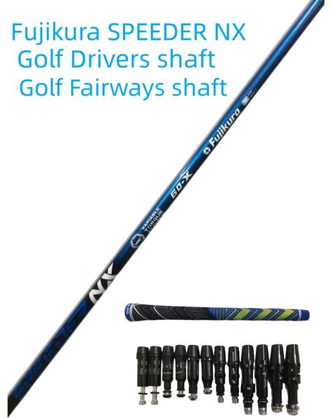 Другие продукты для гольфа 2023 Драйверы шахты Fujikura Speeder NX Blue Srsrx Flex Graphite Wood Clubs Высокая эластичность Дистанционное управление Bvuyh 230726