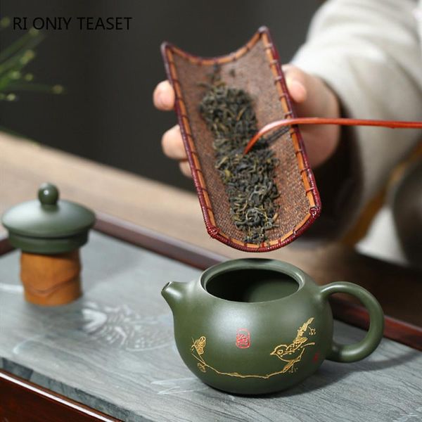 Messen 210ml Yixing Timetri di argilla viola Master fatta a mano Xishi Tea Pot Ball Hole Filter Kettle Cinese Authentic Zisha Tea Set Gifts
