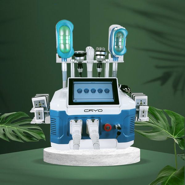 Máquina de emagrecimento de criolipólise de ângulo 360 legal, laser de lipo, dispositivo de congelamento de gordura de crioterapia, equipamento de salão de beleza para remoção de celulite corporal