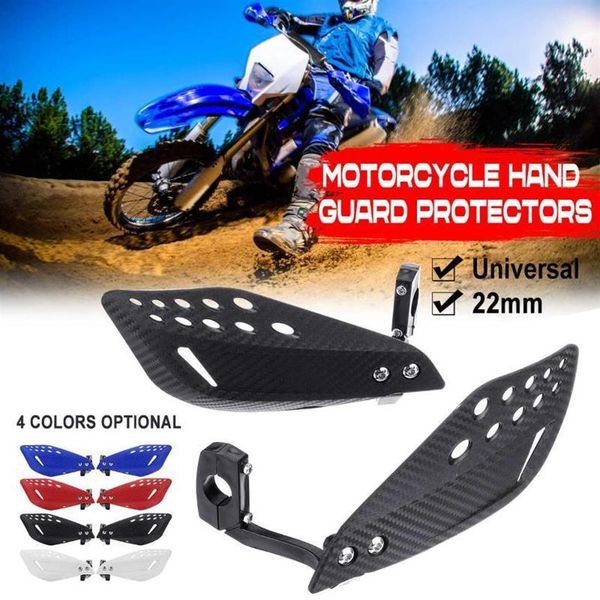 1 Pair 22MM Motorcycle Hand Guard Handguard Shield Dirt Bike Motorbike Motocross Universal Protector Protective Gear1219f