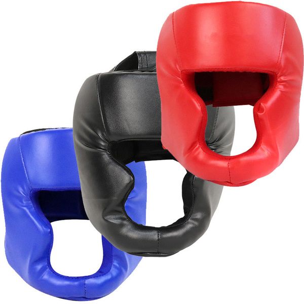 Capacetes táticos de boxe para crianças adultos PU Karate Muay Thai Guantes De Boxeo Free Fight MMA Sanda Training Safety Helment 230726