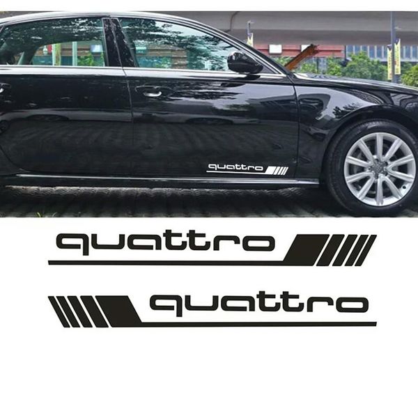 1 Пара Quattro Styling Side Door Decals наклейки CA-1801941