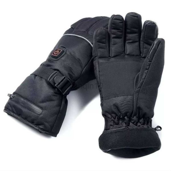 Skihandschuhe 1 Paar 3 Heizstufen Batteriebetriebene elektrisch beheizte Winterwarme Handschuhe Motorrad Motorrad Ski Motor Handwärmer für 24BD HKD230727