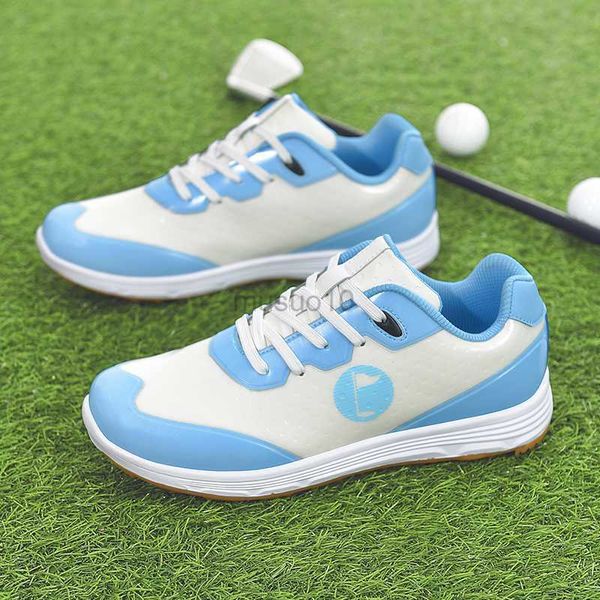 Outros produtos de golfe Sapatos de golfe masculinos e femininos de marca de alta qualidade antiderrapantes sapatos de golfe camaleão autênticos sapatos esportivos à prova d'água HKD230727