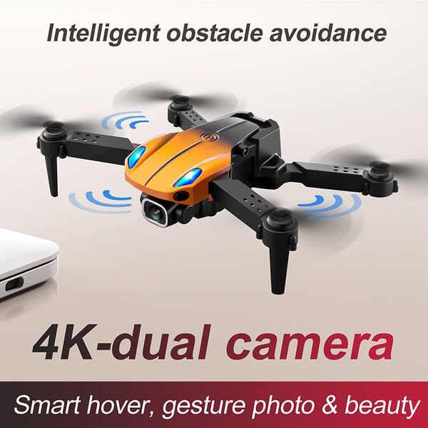 Mais novo Drone KY907 4K HD Câmera Dupla Três Vias para Evitar Obstáculos Modo Headless Professional Smart Hovering RC Drones KY907