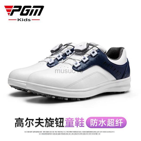 Другие продукты для гольфа PGM гольф детская обувь повседневные спортивные детские кроссовки ручка Shoelaces Микрофибрь водонепроницаемые анти -скольз